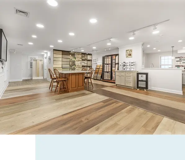 View of S&A Design center with large selection of designs to choose from